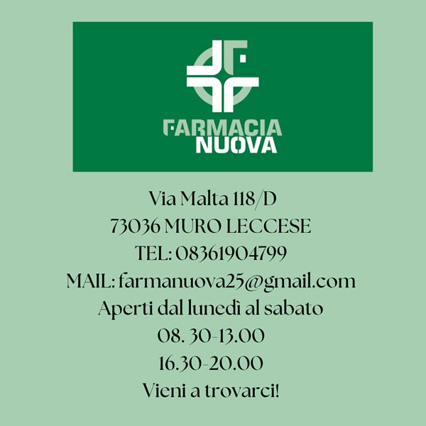 Logo Farmacia Nuova- Associato ASS.COMM. MURO LECCESE- Associazione commercianti di Muro Leccese