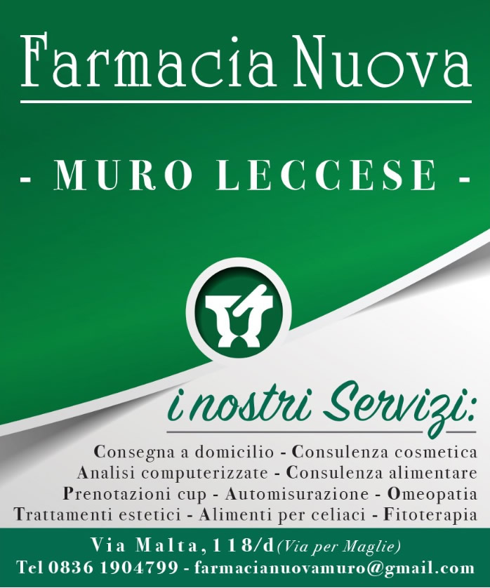 Logo Farmacia Nuova- Associato ASS.COMM. MURO LECCESE- Associazione commercianti di Muro Leccese